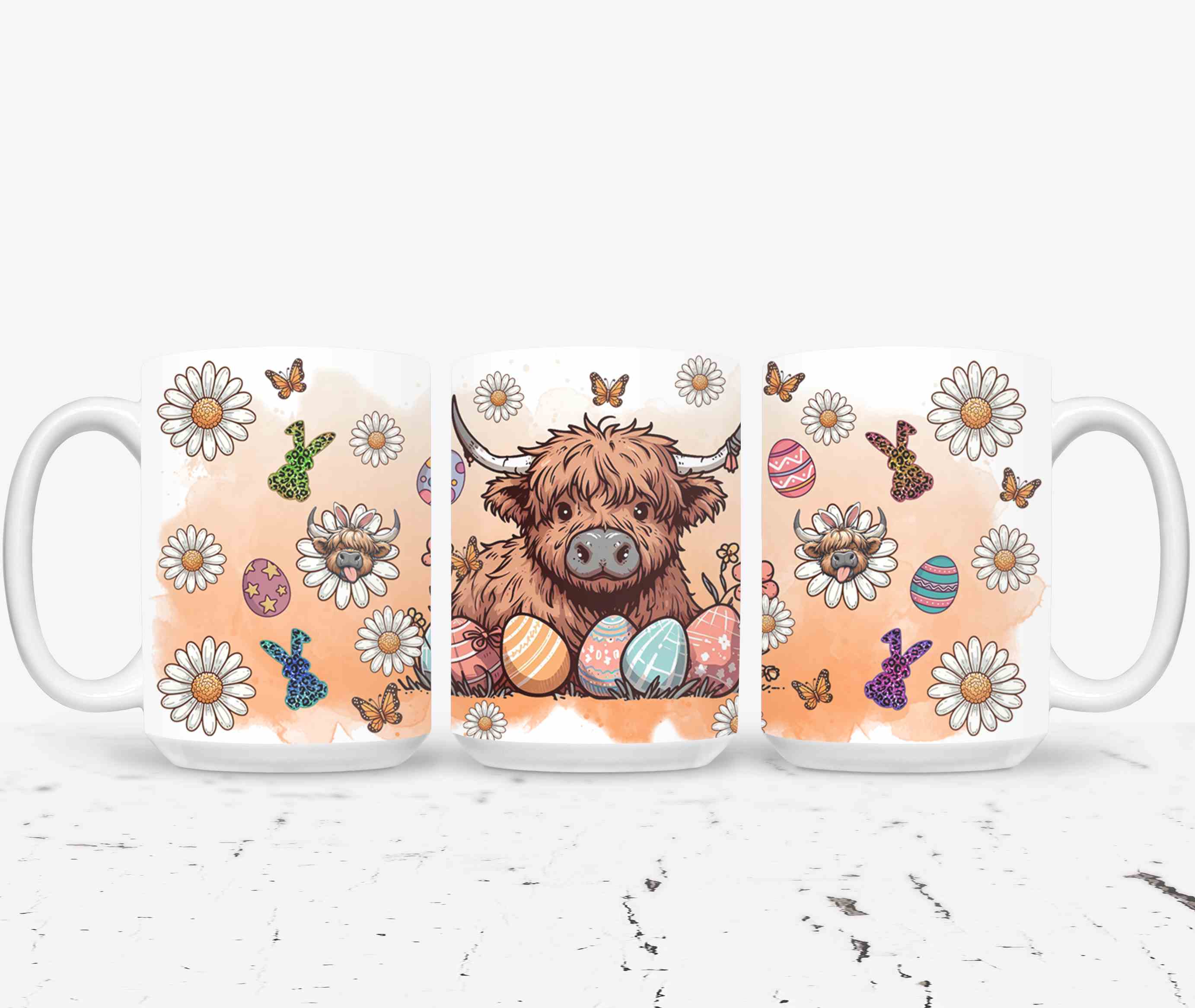 Highland Cow Easter-10375